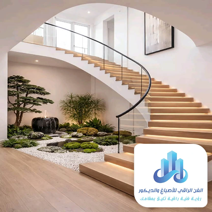 ديكور شلال نافورة تحت الدرج الخبر
